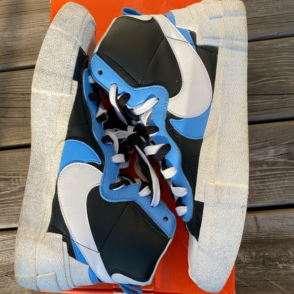 Nike Sacai Mens X Blazer Mid Black - Picture 3 of 5